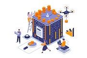 Isometric 3D Illustrations, a Finance Illustration by alexdndz (Thumbnail 21 of 26)
