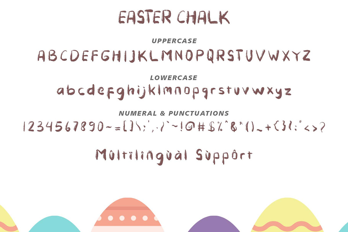 Easter Chalk, a Handwritten Font by Yoga Letter (Photo 6 of 6)
