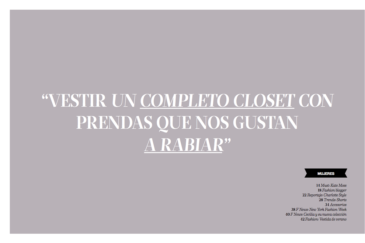 Fashion magazine template, a Magazine Template by Cristian Villegas Studio (Photo 2 of 20)