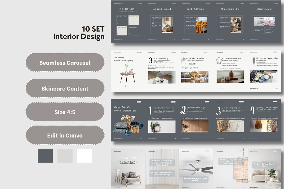 Interior Design Social Media Content