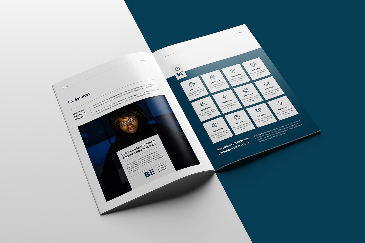 Annual Report 2023 | 28 Pages, a Brochure Template by Pro-Gh (Photo 8 of 14)