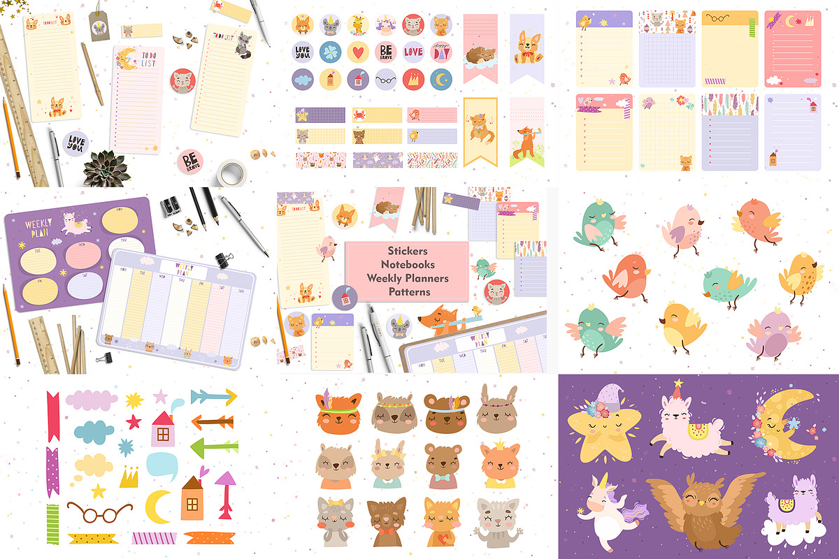 KIDS BUNDLE 2, an Animal Illustration by Lesya Skripak (Photo 2 of 11)