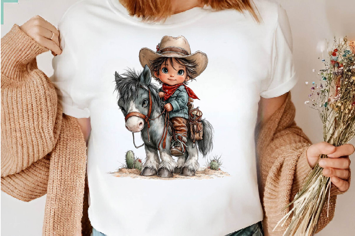 western-boy-clipart-bundle, a Seasonal Illustration by CreationArt (Photo 6 of 7)