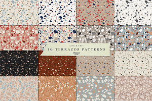 Terrazzo Pattern JPG EPS