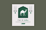 Eid Al Adha Instagram Post, a Social Media Template by Saman Osama (Thumbnail 1 of 2)