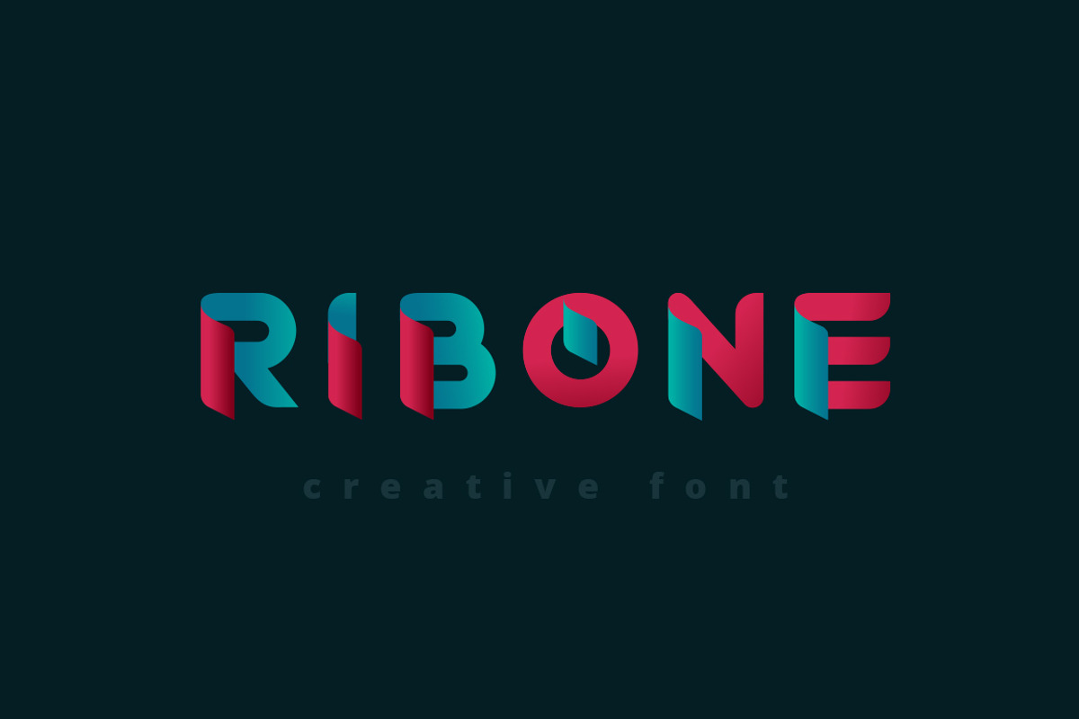 RibOne font