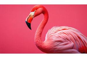 vibrant day pink background ai, a Beauty & Fashion Photo by pikepicture