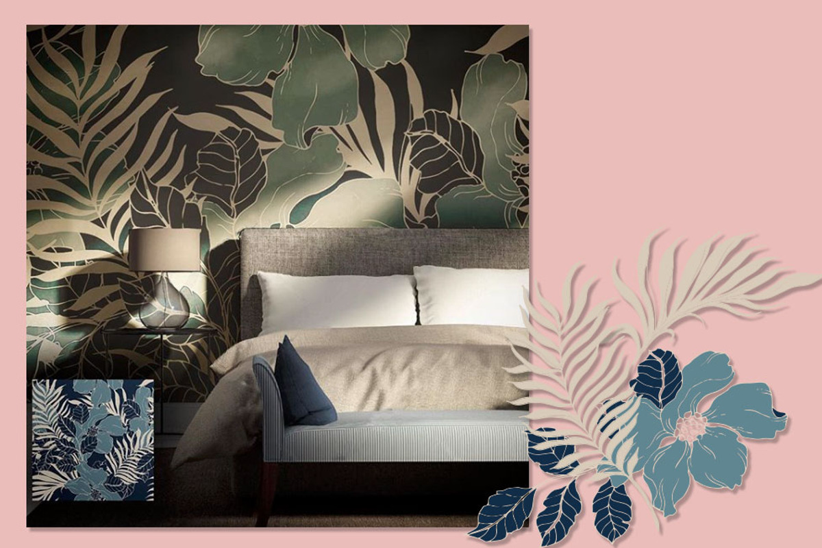 12JPG/EPS Tropical floral pattern, a Pattern Graphic by Theraphosath (Photo 4 of 25)