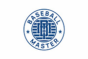 Letter BM Baseball Badge Logo, a Branding & Logo Template by Buqancreative (Thumbnail 3 of 4)