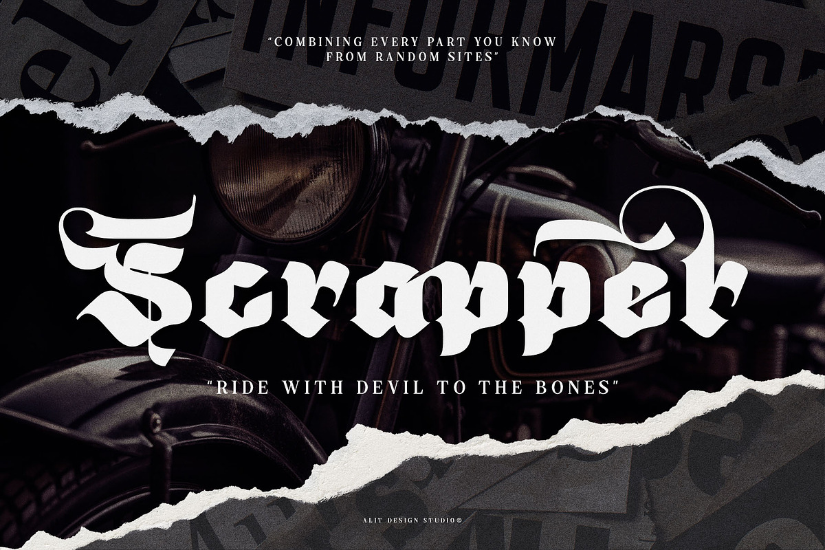 Giant Black Typeface, a Blackletter Font by alit design (Photo 2 of 20)