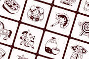 Samurai Drawing Art Set, a Person Illustration by Vectors Market (Thumbnail 6 of 8)