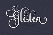 The Glisten Script, a Script Font by Zane Studio (Thumbnail 1 of 9)