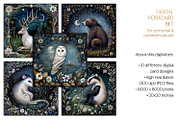 Animals Of The Magic Woodlands Cards, an Animal Illustration by The Dutch Lady Designs (Thumbnail 2 of 5)