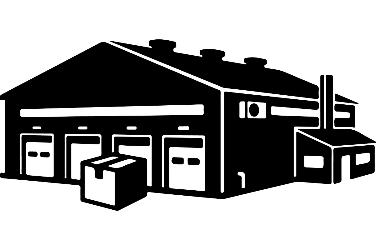 Warehouse and industrial building, a Decorative Illustration by jahid234 (Photo 6 of 13)