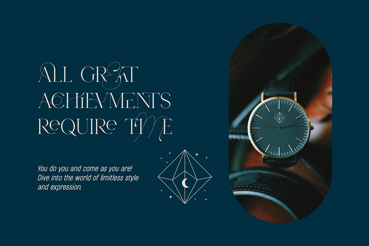 Symphony Fusion Creative Typeface, a Serif Font by VP Fonts (Photo 7 of 18)