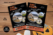 Halloween Real Estate Flyer Canva, a Marketing Template by CreativeVinesStore (Thumbnail 1 of 6)