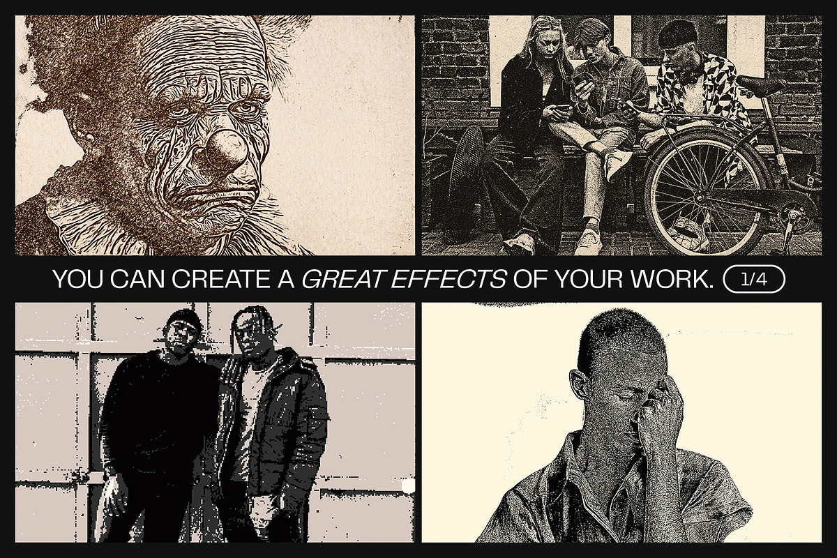 12 Photo Effect Templates, a Layer Style Add-On by iDoodle Studio (Photo 3 of 6)