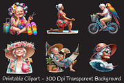 Hawaiian Grandma Funny Summer Png, an Illustration by RobertsArt (Thumbnail 5 of 7)