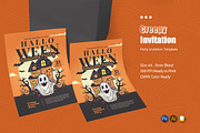 Creepy Costume Party Invitation, an Invitation Template by Esensifiksi.studio (Thumbnail 1 of 2)