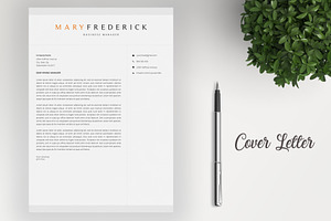 Elegant Resume Template / 4 Pages