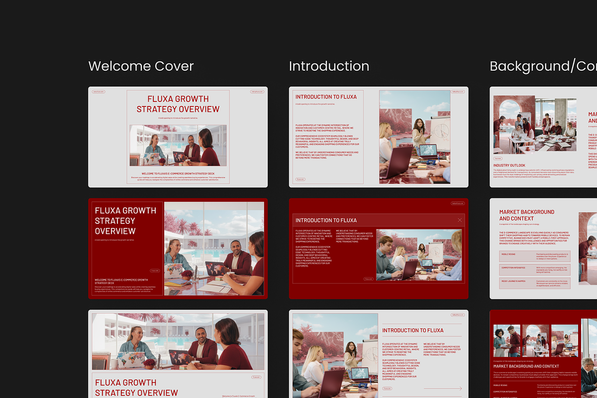 E-Commerce Growth Strategy Figma, a Presentation Template by SLAB! Design (Photo 6 of 9)