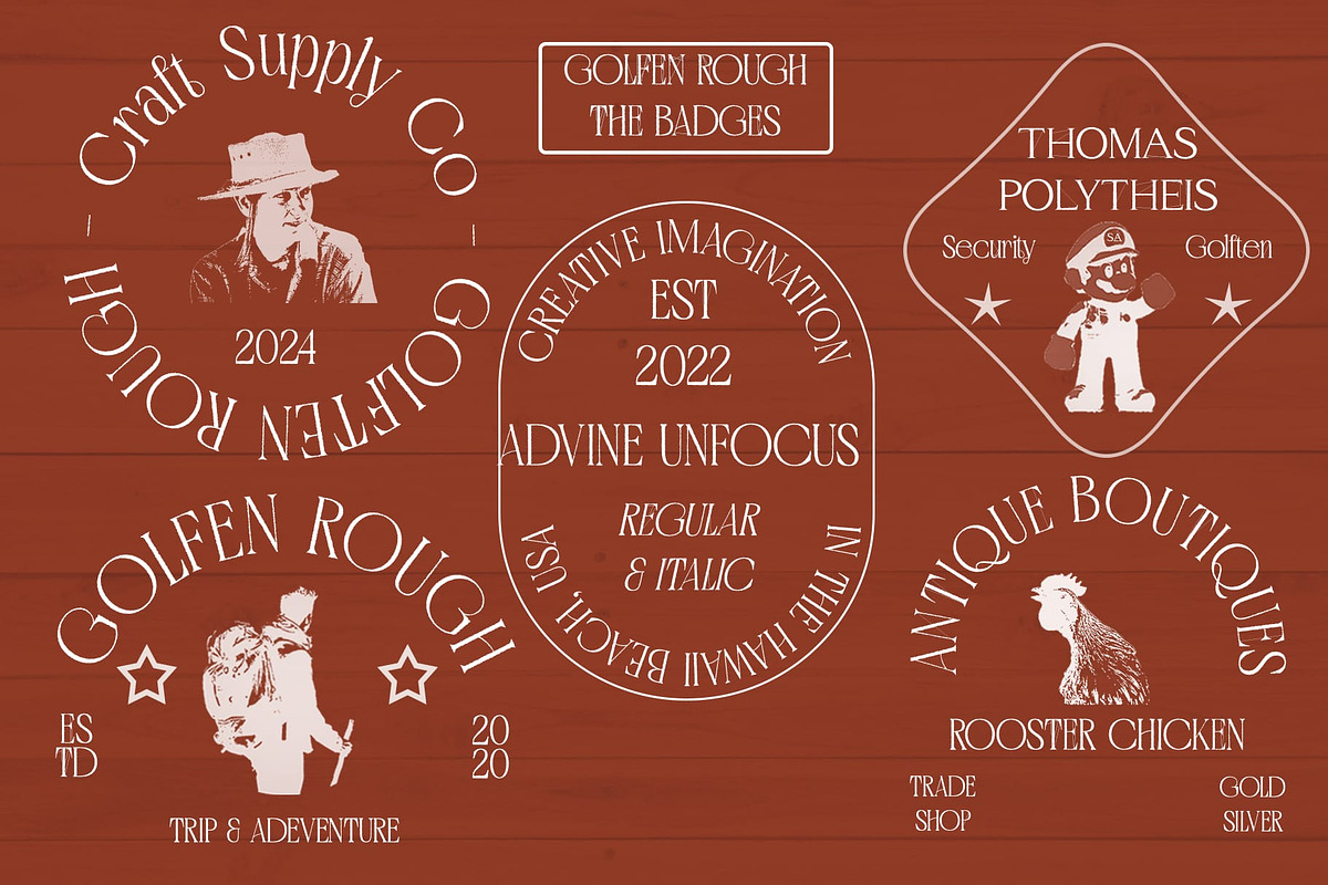 Golften rough, a Serif Font by Craft Supply Co. (Photo 6 of 8)