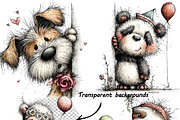 Whimsical Portrait Animal Watercolor, an Illustration by one-touch (Thumbnail 10 of 11)