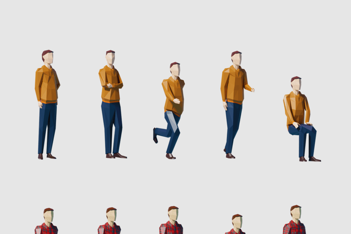 Autumn People, a Characters & Person 3D Model by Studio Ochi (Photo 9 of 12)