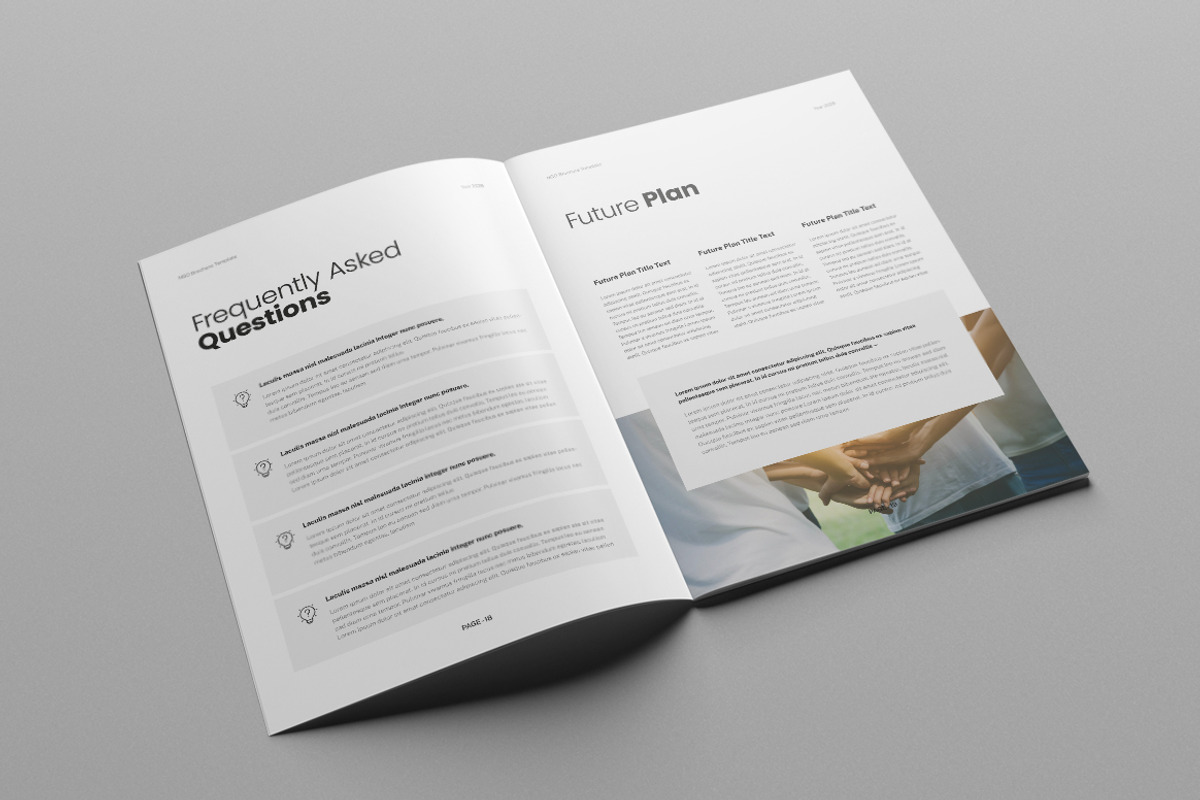 Nonprofit Brochure | Canva & MS Word, a Brochure Template by HiveArts (Photo 10 of 11)