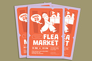 Modern Flea Market Flyer, a Flyer Template by Gumico Studio. (Thumbnail 3 of 3)
