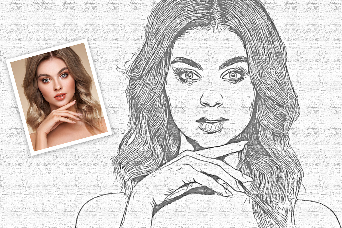 Old Sketch Art Effect, an Action Add-On by DesignCave (Photo 4 of 5)