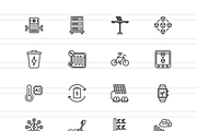Eco-Tech Line Icons, an Outline Icon by IconBunny (Thumbnail 2 of 2)