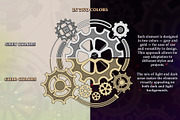 Steampunk UI Set, an Object Graphic by Olga Ryzychenko (Thumbnail 5 of 13)