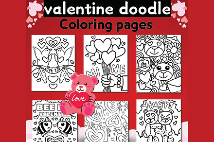 Happy Valentine's Day Coloring Sheet