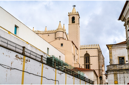 The Church of St. Francis in Evora, an Architecture Photo by Leonid Andronov