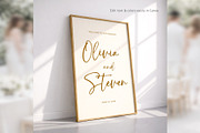 Modern Script Welcome Sign bd007, a Poster Template by TyphoonStudio (Thumbnail 5 of 10)