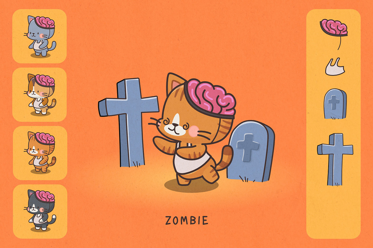 Cats in Costumes: Halloween Edition, an Illustration by Green Room Media (Photo 25 of 27)