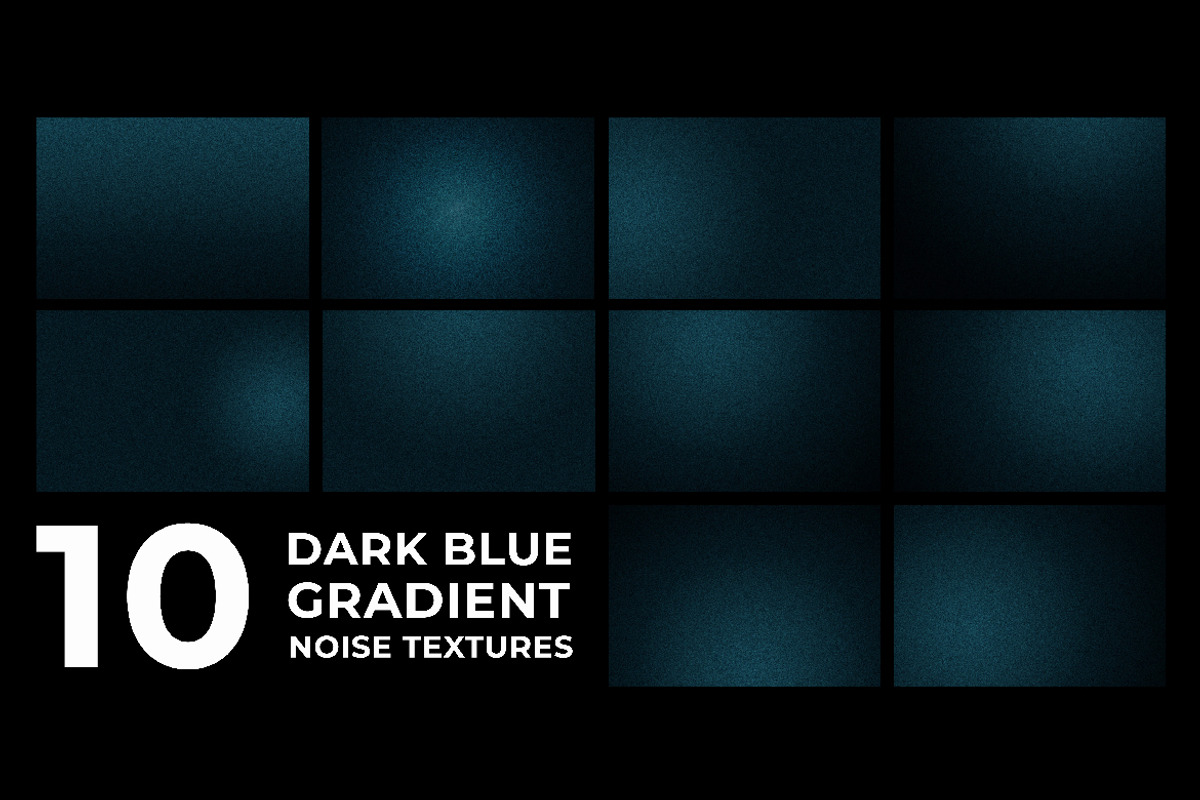 Dark Blue Gradient Noise Texture, a Background Graphic by Pitchlook.Studio (Photo 1 of 2)