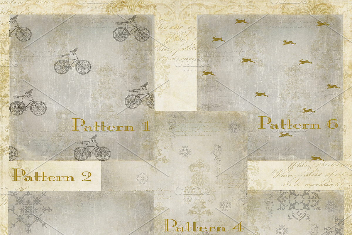 Vintage Grunge Background Papers #1 preview 2