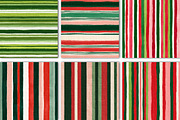 Holiday Stripe Seamless Patterns, a Pattern Graphic by Black Bird Studio (Thumbnail 4 of 5)