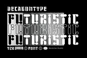 Decagon Type a Futuristic Font, a Sans Serif Font by Rasiorise Studio (Thumbnail 4 of 9)