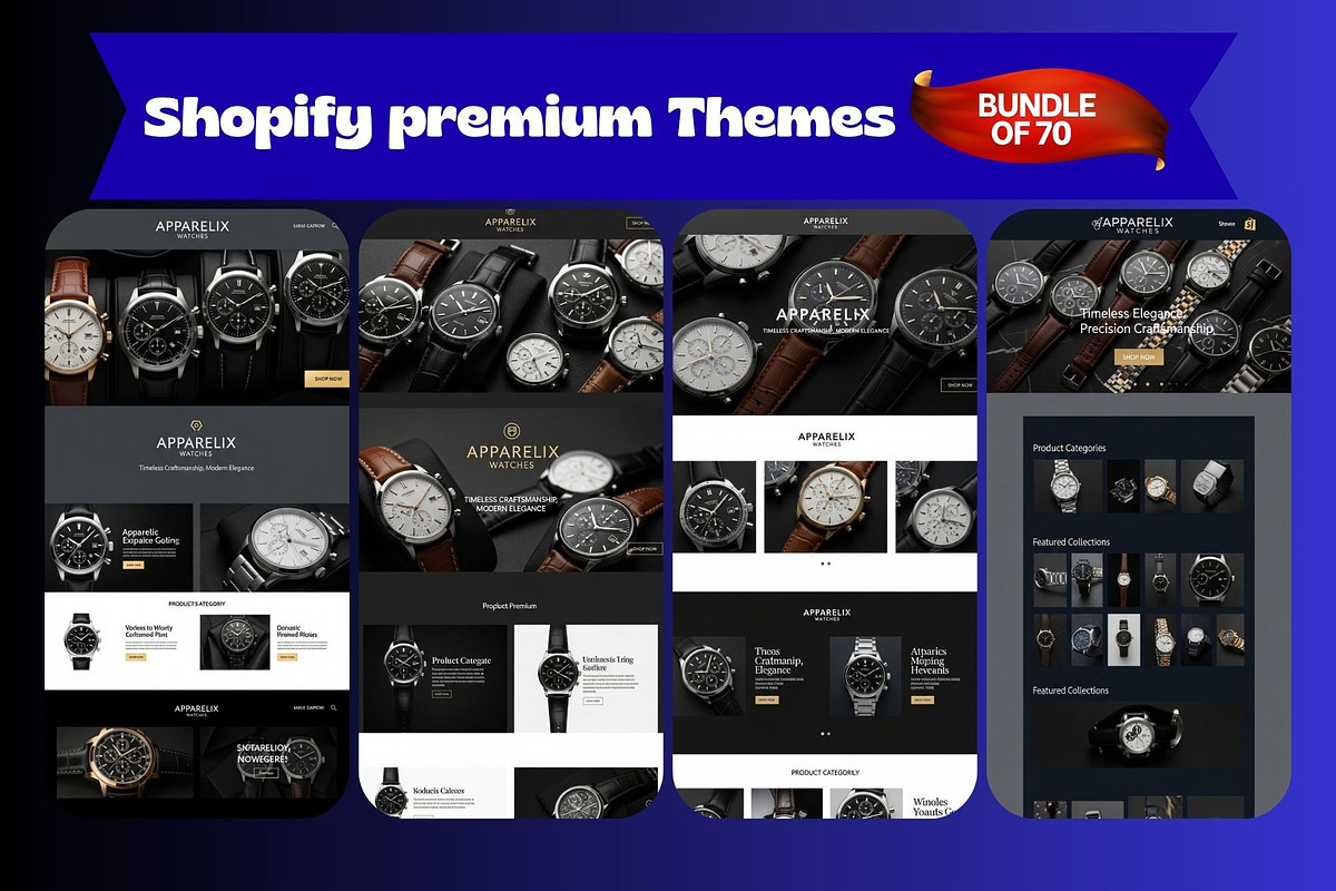 Shopify Premium Themes Bundle 70, a Shopify Template by Crox Studio | Digital (Photo 23 of 59)
