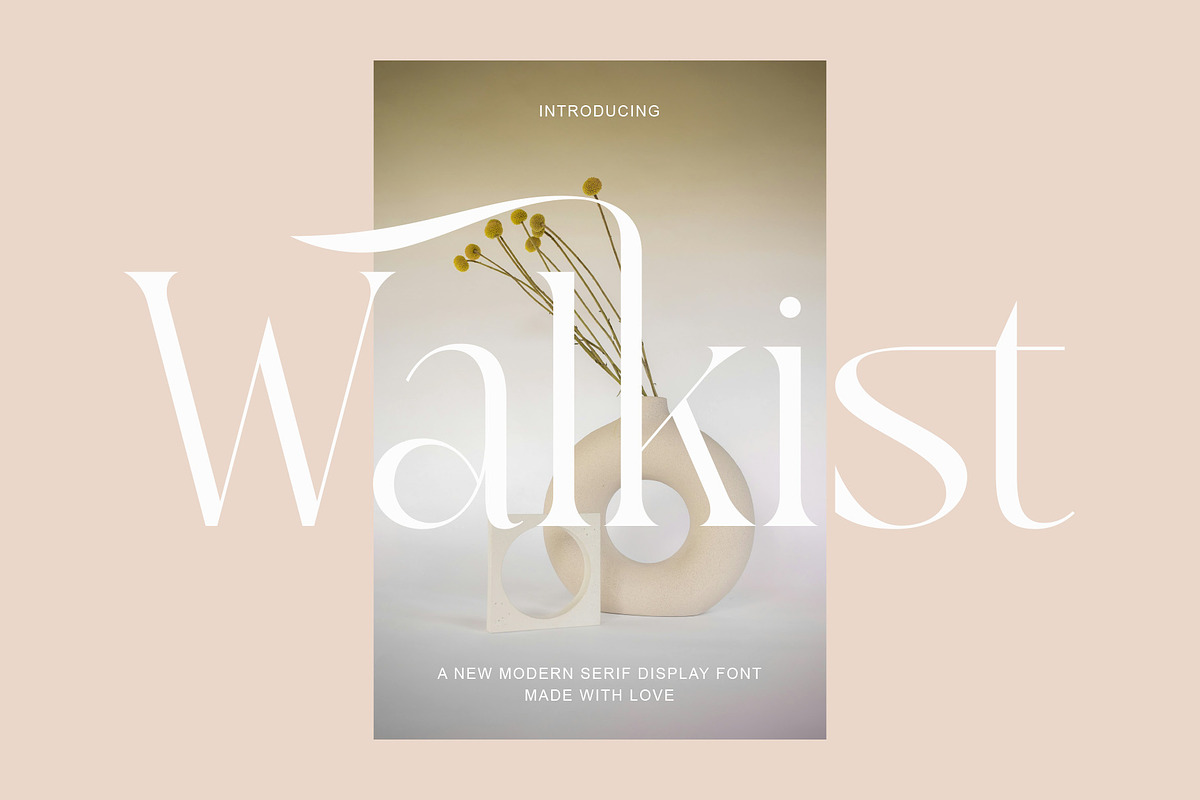 Walkist, a Serif Font by Muflieart (Photo 1 of 8)