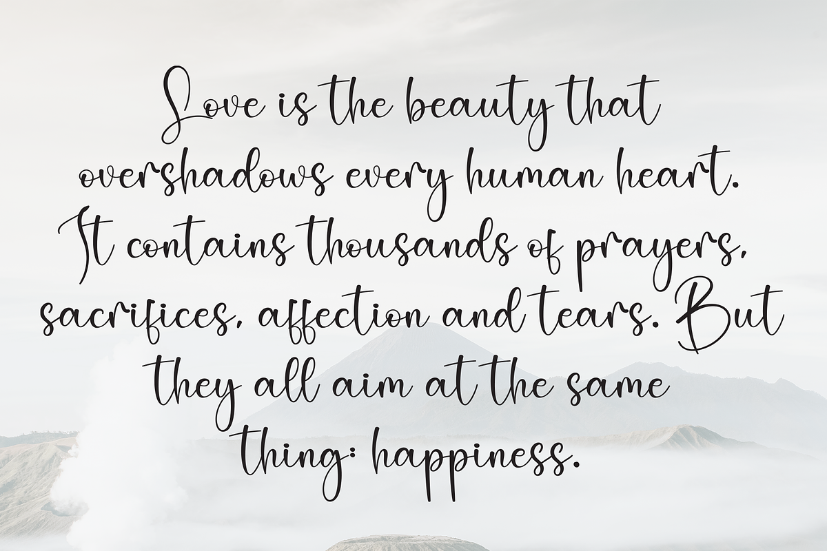 Present Simple | Script Font, a Handwritten Font by Scratchones (Photo 6 of 9)