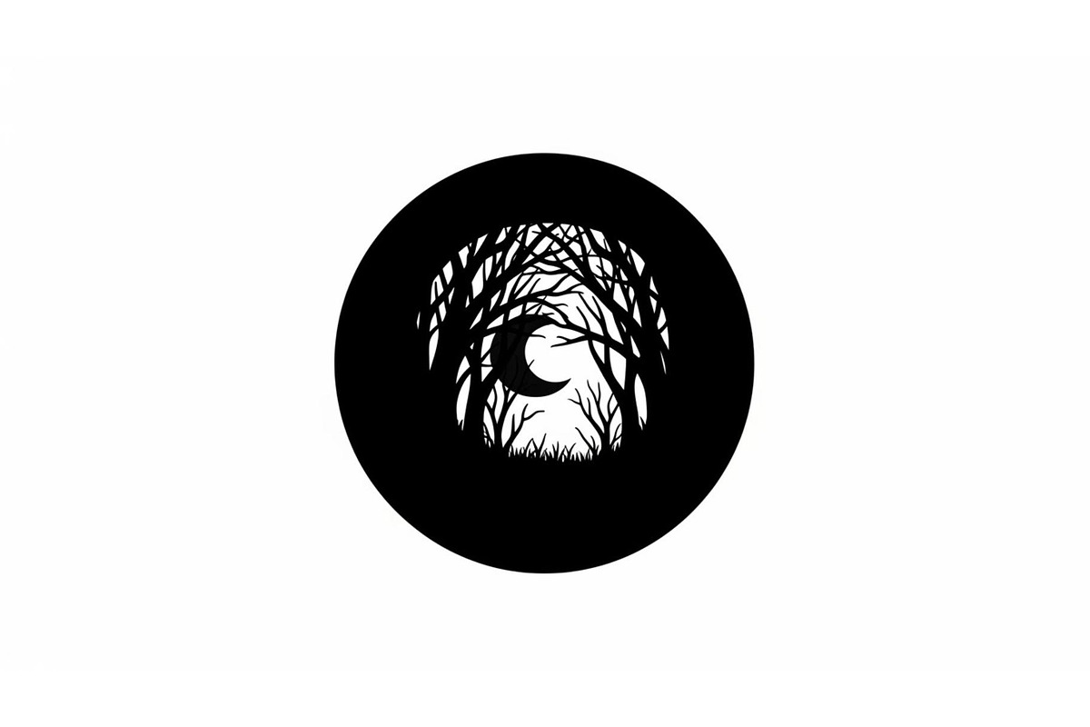 Dark Halloween Forest Design, a Graphic by BIPLOB EXPERT (Photo 9 of 12)
