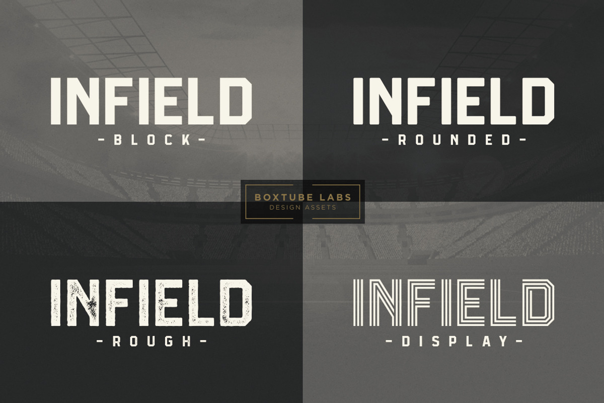 Infield - Display Font preview 2