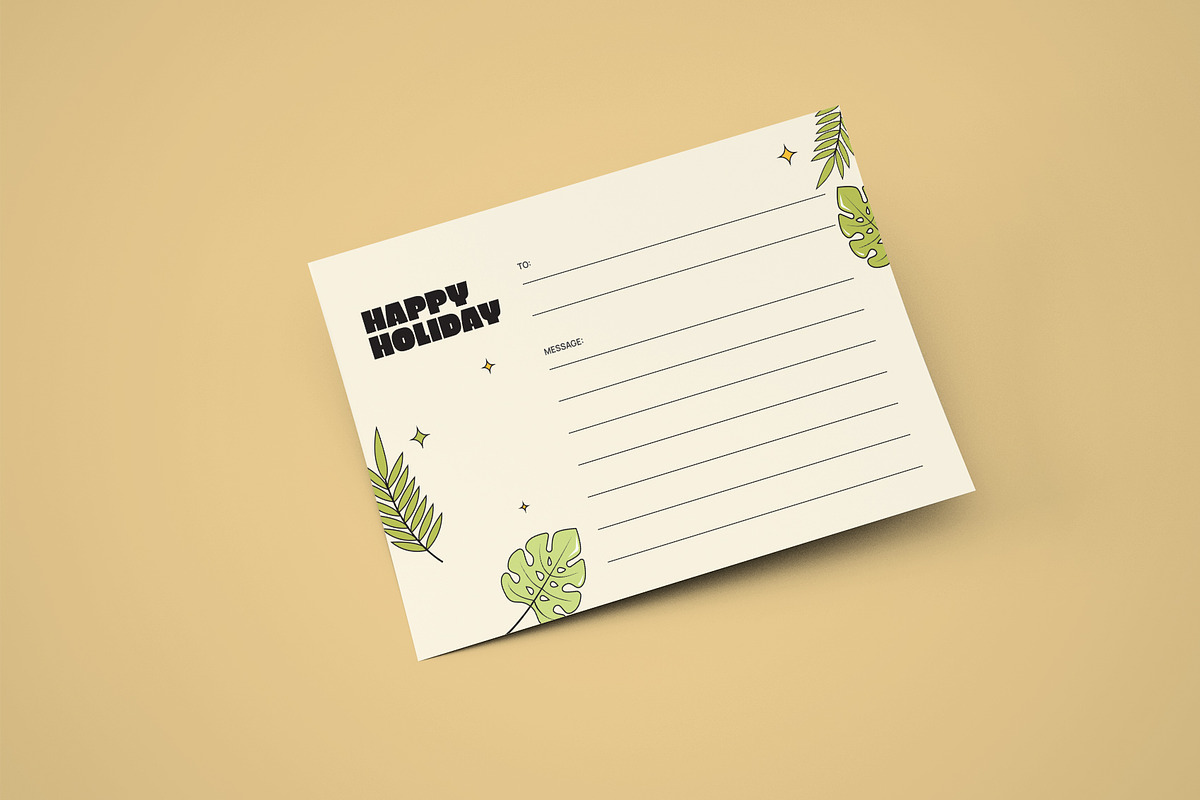 Travel Greeting Card - Retro Theme, a Card Template by Neermana (Photo 4 of 4)