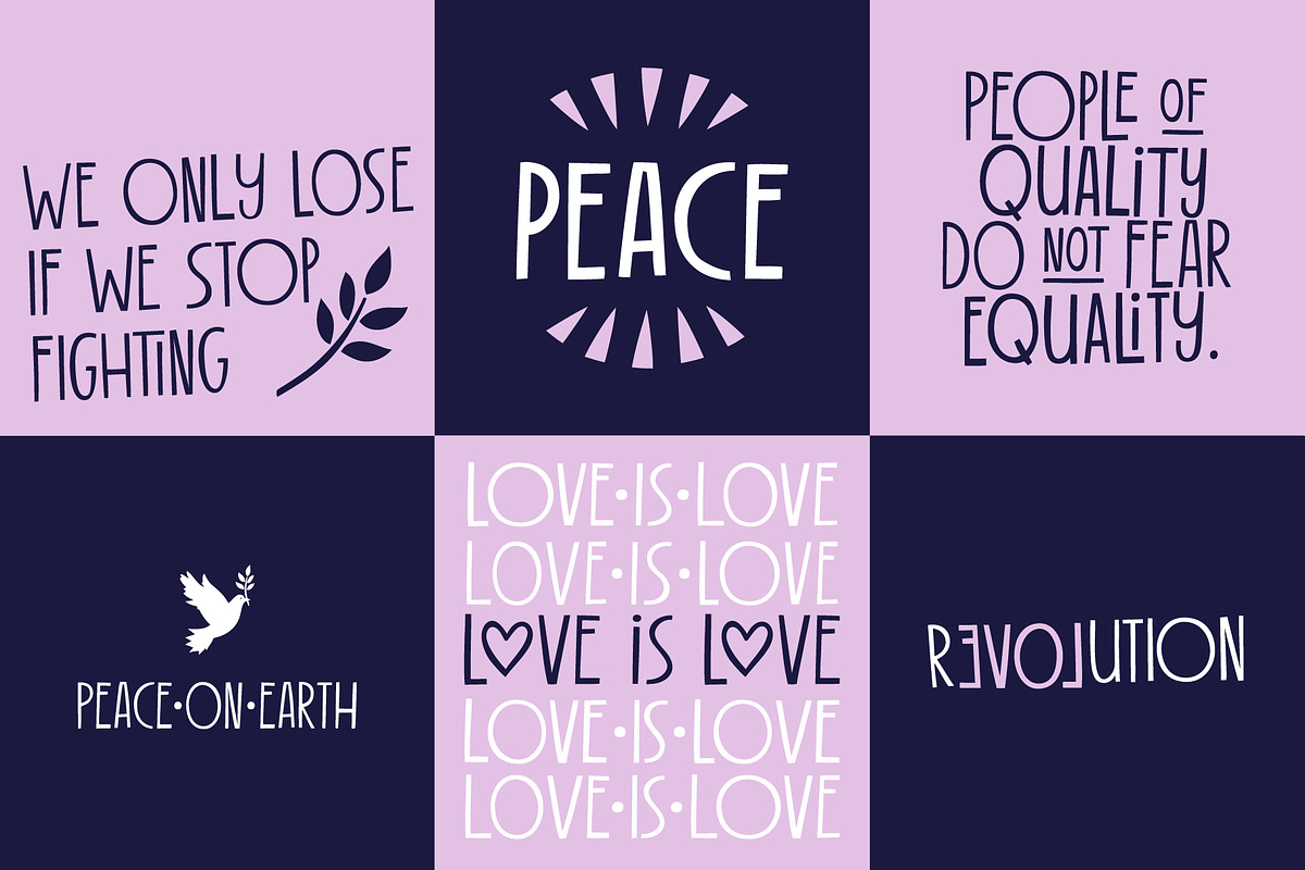 Outside Voice Handwritten Font preview 4