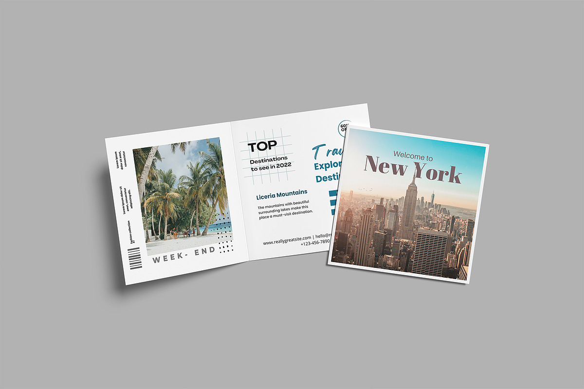 High Quality Square Bifold Mockup, a Brochure Template by lamorastudio (Photo 9 of 11)