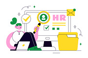 10 Human Resources Illustration, a Person Illustration by denayunebgt (Thumbnail 4 of 4)